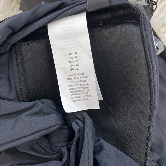 La Blanca Island Goddess Draped Bandeau One-Piece Swimsuit - Picture 9 of 11